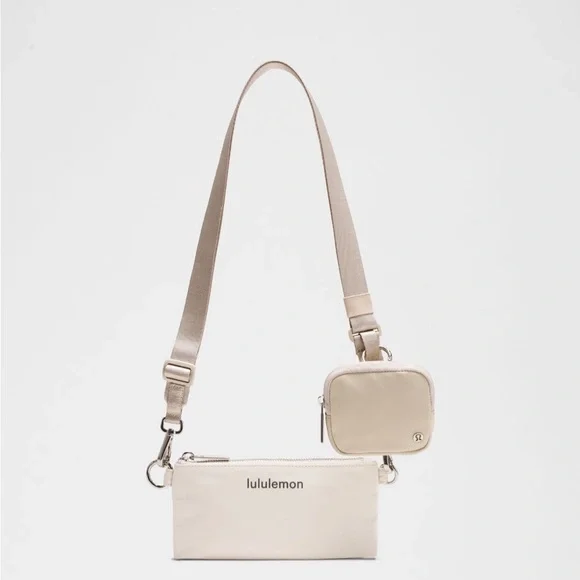 LULULEMON DUAL POUCH SLING
RAW LINEN/BONE - Picture 1 of 14